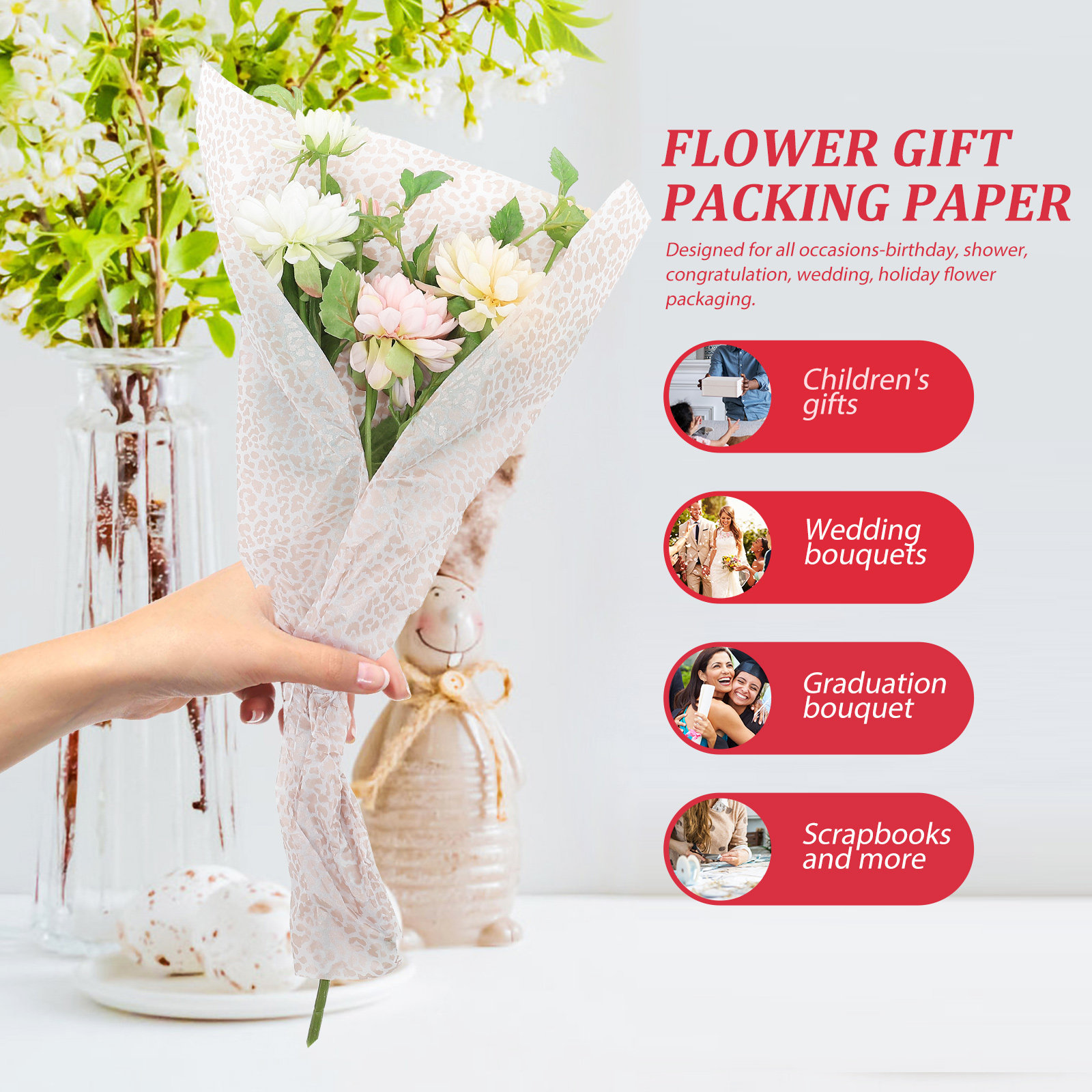 Flower Supplies - Carta da regalo floreale fai da