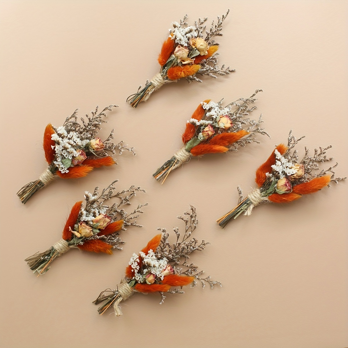 Dried Flower Bunch - 6 Bouquet/Lotto di Fiori Secchi Mini