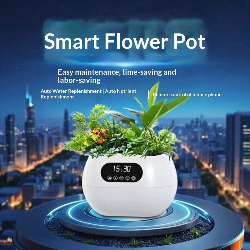 Flower Supplies - Vaso Intelligente AI con Irrigazione Automatica