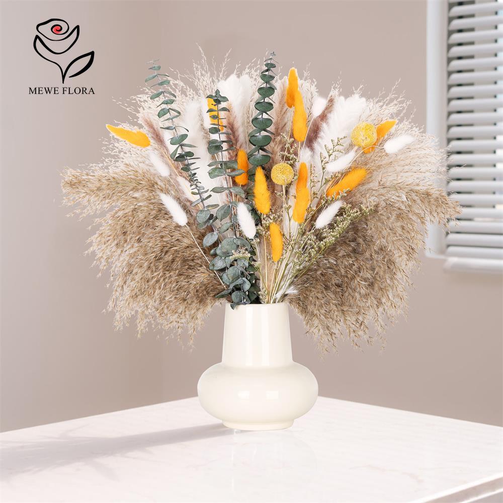 65 pezzi di erba di pampa aran - Dried Flower Bunch recensione e prezzo
