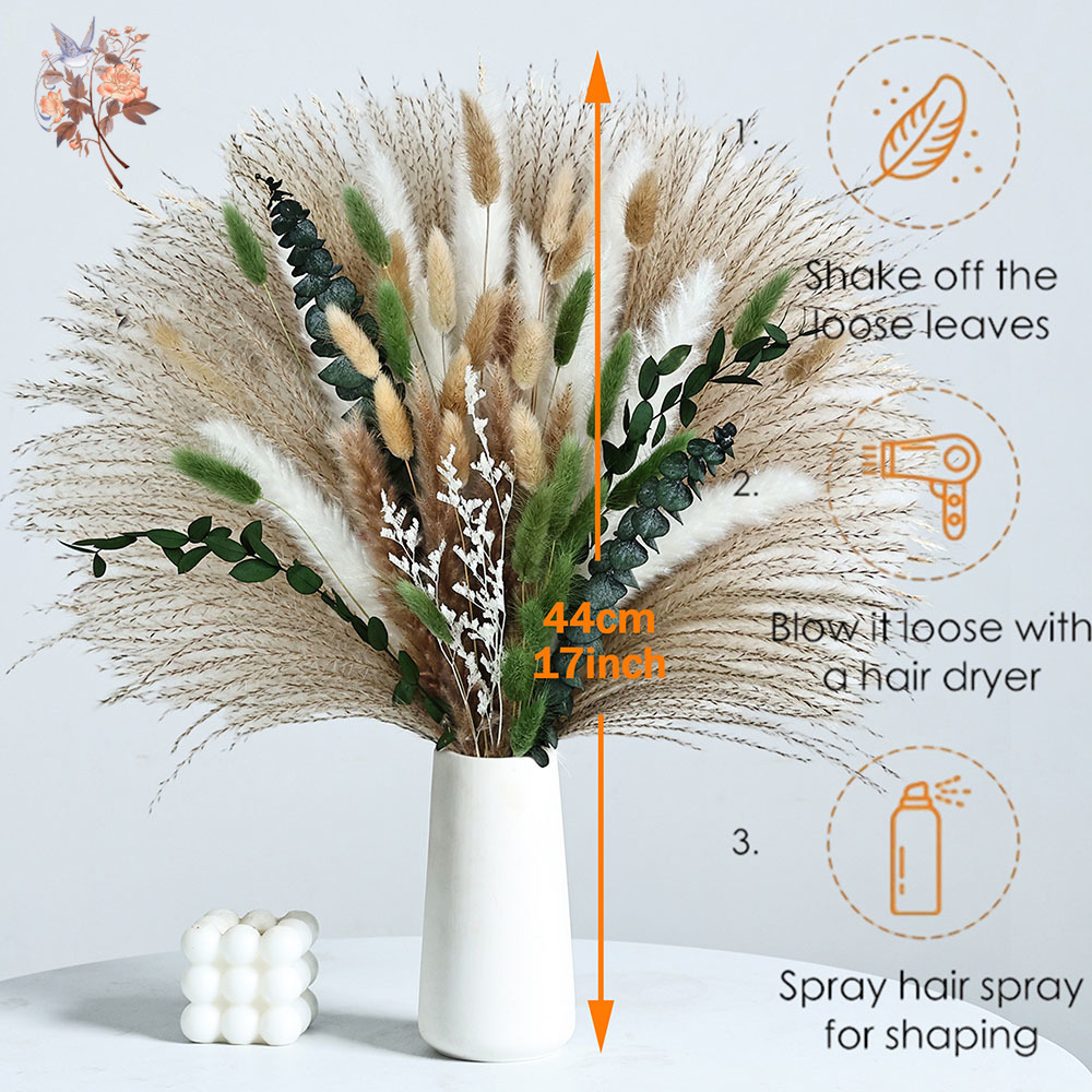 85PCS Fiori secchi naturali Pa - Dried Flower Bunch recensione e prezzo