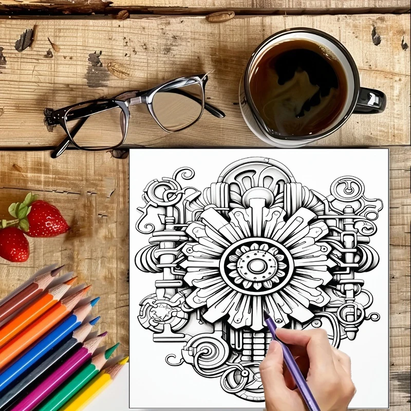 Libro da colorare Fiori Steamp - Flower Supplies recensione e prezzo