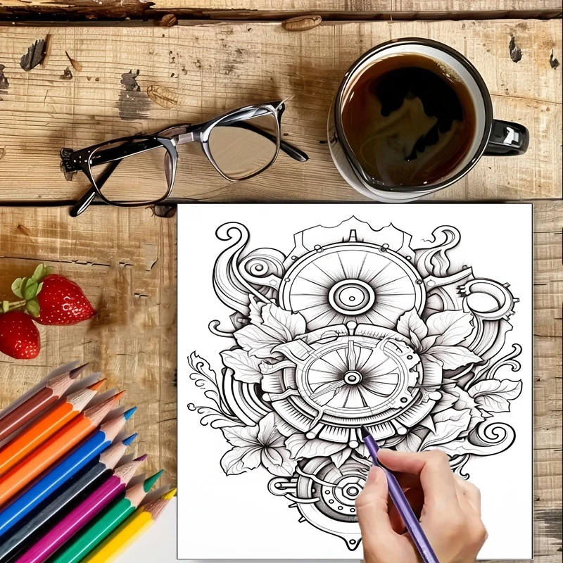 Libro da colorare Fiori Steamp - Flower Supplies recensione e prezzo