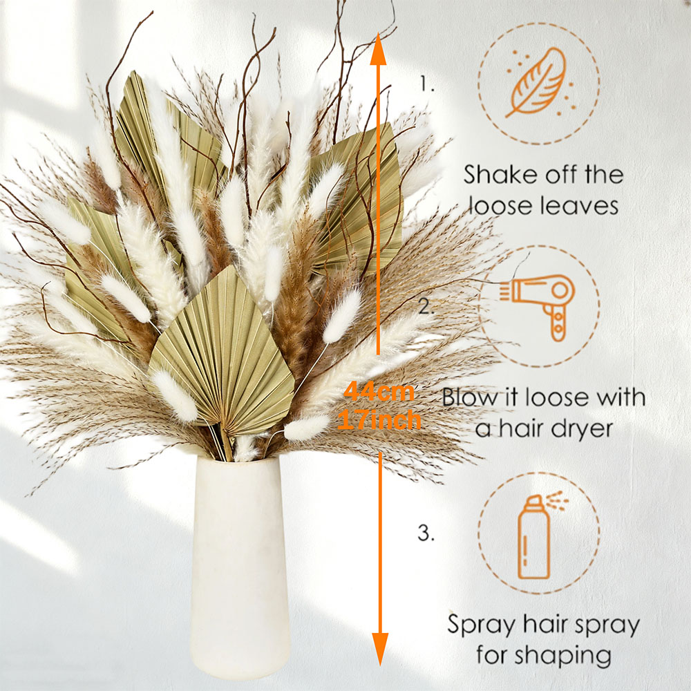 Bouquet di foglie di palma ess - Dried Flower Bunch recensione e prezzo